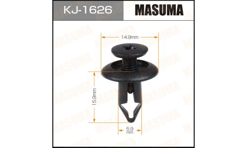 Клипса крепёжная подкрылок Masuma, для Mitsubishi, арт. KJ-1626