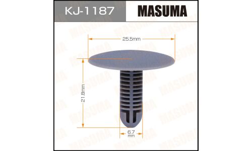 Клипса крепёжная обшивки пола Masuma, для Toyota, арт. KJ-1187