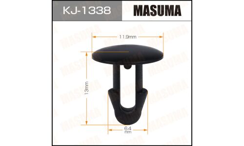 Клипса крепежная Masuma KJ-1338 (OEM 90467-06128)