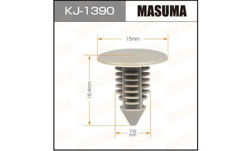 Клипса крепёжная накладок крыла Masuma, для Lexus, Toyota, арт. KJ-1390