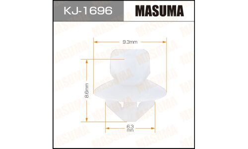 Клипса крепёжная уплотнителей дверей Masuma, для Mitsubishi, арт. KJ-1696