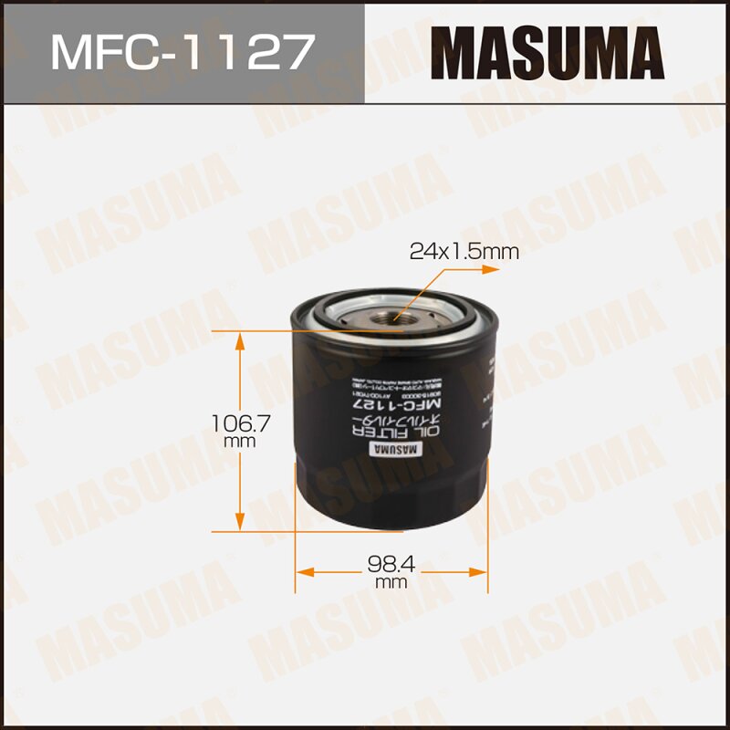 

Фильтр масляный Masuma C-116, арт. MFC-1127