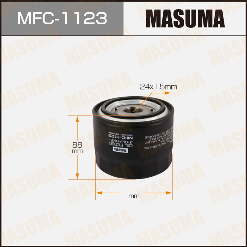 

Фильтр масляный Masuma C-112, арт. MFC-1123