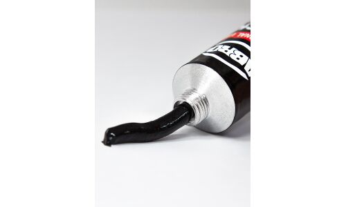 Герметик-прокладка ABRO Black RTV Silicone Gasket Maker, силиконовый, черный, туба 85г, арт. 12-AB