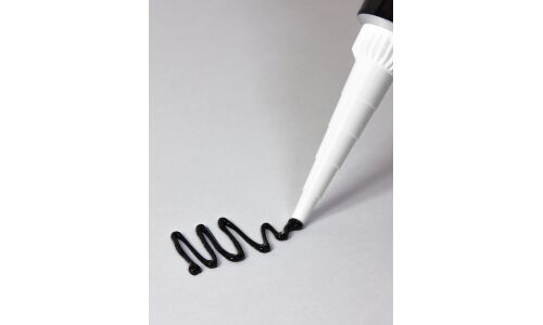 Герметик-прокладка ABRO Black RTV Silicone Gasket Maker, силиконовый, черный, туба 85г, арт. 12-AB