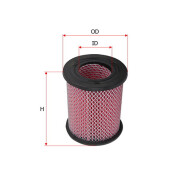 Фильтр воздушный Sakura A-2005, арт. A-1857