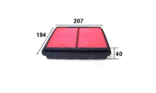 Фильтр воздушный SAKURA  A-843   // Scr_A-1613