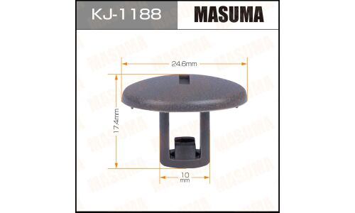 Клипса крепежная Masuma KJ-1188 (OEM 90467-06001-B2)