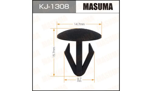 Клипса крепежная Masuma KJ-1308 (OEM 90467-10005-01)