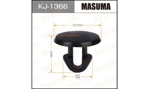 Клипса крепёжная уплотнителей капота Masuma, для Toyota, арт. KJ-1366