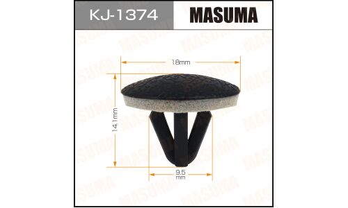 Клипса крепежная Masuma KJ-1374 (OEM 90467-10129)