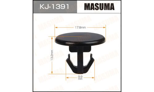 Клипса крепежная Masuma KJ-1391 (OEM 75867-13010)
