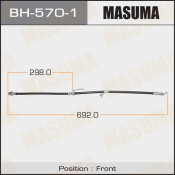 Шланг тормозной Masuma для Toyota Auris, передний, правый, арт. bh-570-1