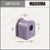 Втулка стабилизатора Masuma, арт. MP-516