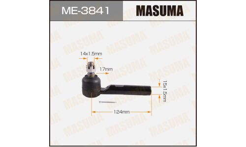 Наконечник рулевой тяги Masuma, арт. ME-3841