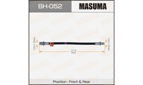 Шланг тормозной Masuma для Toyota TownAce, арт. bh-052