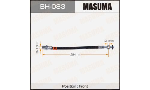 Шланг тормозной Masuma для Toyota TownAce / LiteAce, передний, арт. bh-083