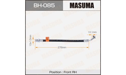 Шланг тормозной Masuma для Toyota Land Cruiser, передний, правый, арт. bh-085