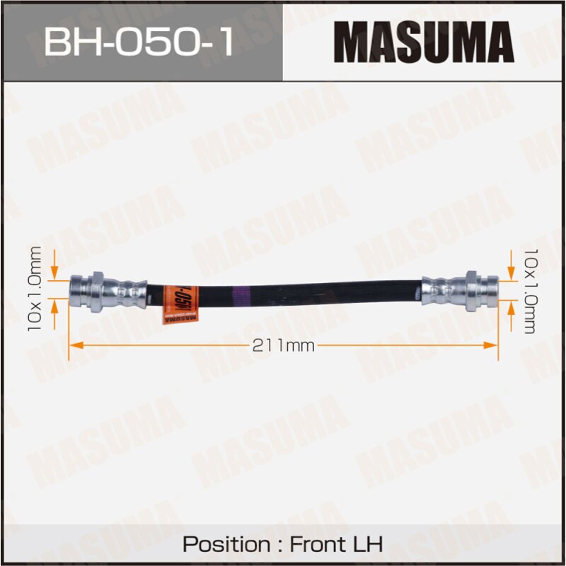 

Шланг тормозной "Masuma" MMC- /front/ Delica Out