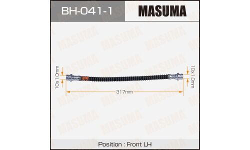 Шланг тормозной Masuma MMC- /front/rear/ Diamante, RVR IN, Galant, Libero, Mirage
