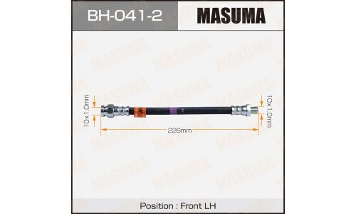 Шланг тормозной MASUMA MMC- /front/rear/ Diamante Out