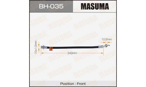 Шланг тормозной Masuma для Toyota Crown, передний, арт. bh-035