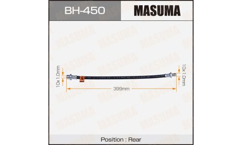 Шланг тормозной Masuma для Toyota LiteAce, задний, арт. bh-450