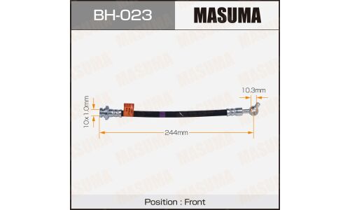 Шланг тормозной Masuma для Nissan Safari, передний, арт. bh-023