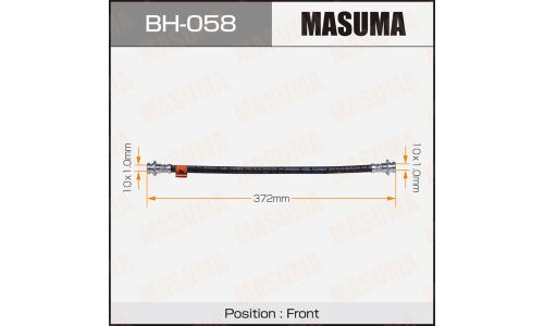 Шланг тормозной Masuma для Nissan Atlas, передний, арт. bh-058