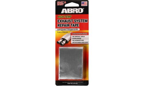 Бандаж для ремонта глушителя ABRO Exhaust System Repair Tape, термостойкий, лента 5х101,6см, арт. ER-400