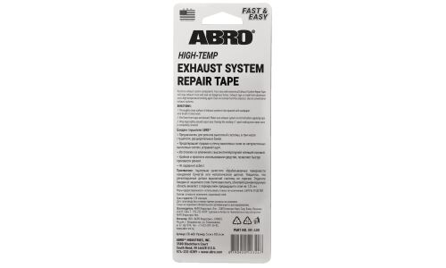 Бандаж для ремонта глушителя ABRO Exhaust System Repair Tape, термостойкий, лента 5х101,6см, арт. ER-400