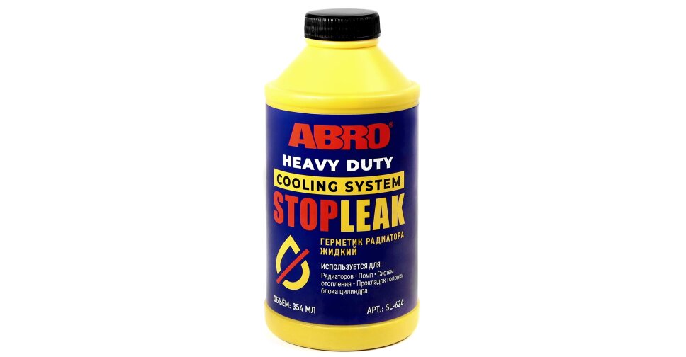 Герметик для системы охлаждения ABRO Heavy Duty Cooling System Stop ...