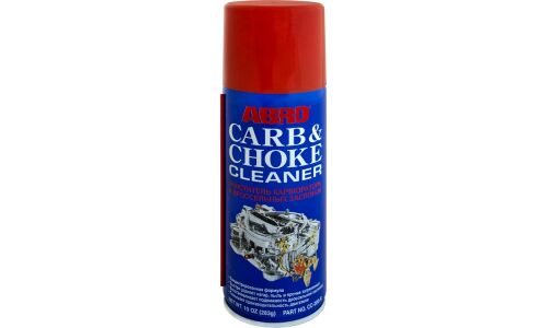 Очиститель карбюратора и дроссельных заслонок ABRO Carb & Choke Cleaner, улучшает работу двигателя, аэрозоль 283г (+трубка), арт. CC-200