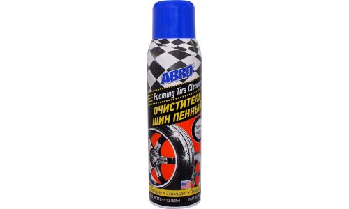 Очиститель шин ABRO Foaming Tire Cleaner, пенный, с защитой от пыли и грязи, аэрозоль 539г, арт. TC-800