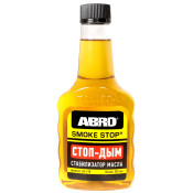 Присадка в моторное масло ABRO Smoke Stop, для бензиновых и дизельных двигателей, антидым и стабилизатор вязкости, бутылка 354мл, арт. SS-510 Присадка в моторное масло ABRO Smoke Stop, для бензиновых и дизельных двигателей, антидым и стабилизатор вязкости, бутылка 354мл, арт. SS-510