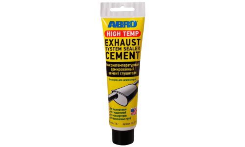 Цемент глушителя ABRO High Temp Exhaust System Sealer Cement, термостойкий, туба 170г, арт. ES-332-R
