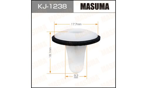 Клипса крепежная Masuma KJ-1238 (OEM 90467-10152)