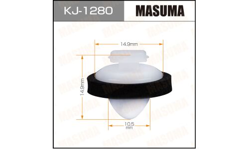 Клипса крепёжная накладок багажника Masuma, для Toyota, арт. KJ-1280