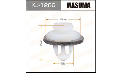 Клипса крепёжная бампера Masuma, для Toyota, арт. KJ-1286