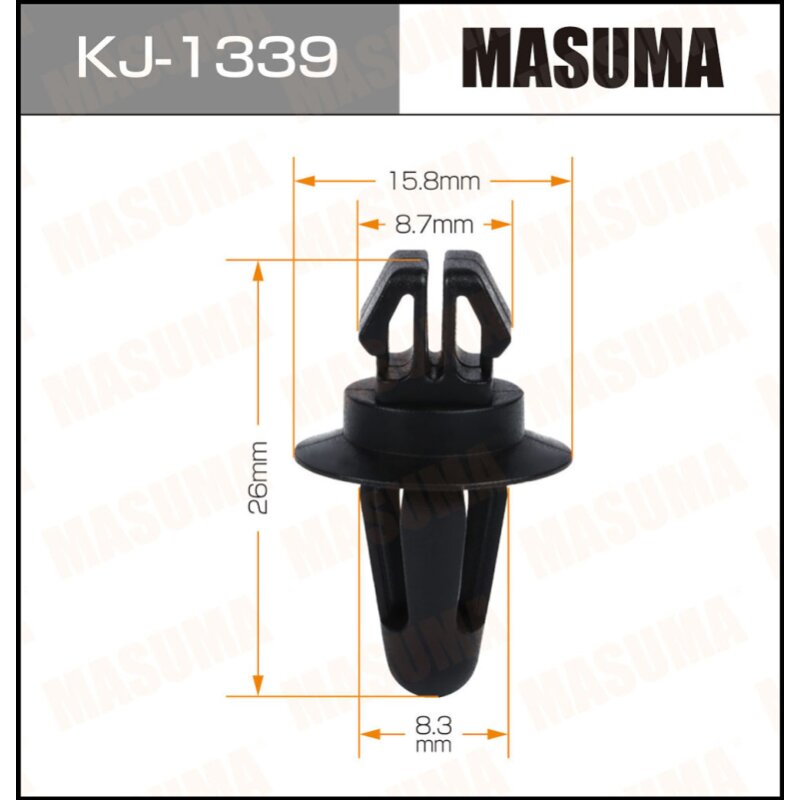 

Клипса крепежная MASUMA KJ-1339 (OEM 75398-30040