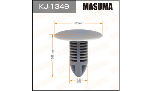 Клипса крепёжная обшивки салона Masuma, для Toyota, арт. KJ-1349