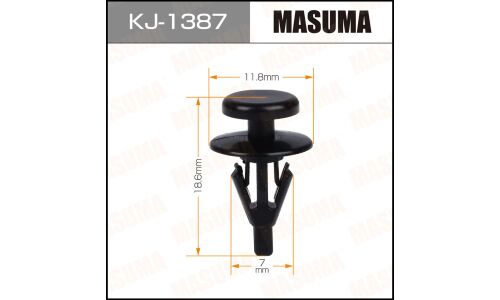 Клипса крепёжная обшивки двери Masuma, для Toyota, арт. KJ-1387