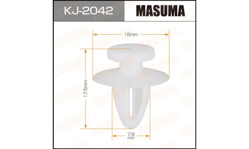 Клипса крепёжная брызговиков Masuma, для Mitsubishi, арт. KJ-2042