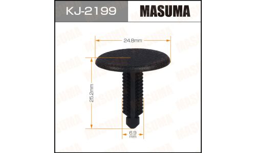 Клипса крепёжная обшивки пола Masuma, для Toyota, арт. KJ-2199