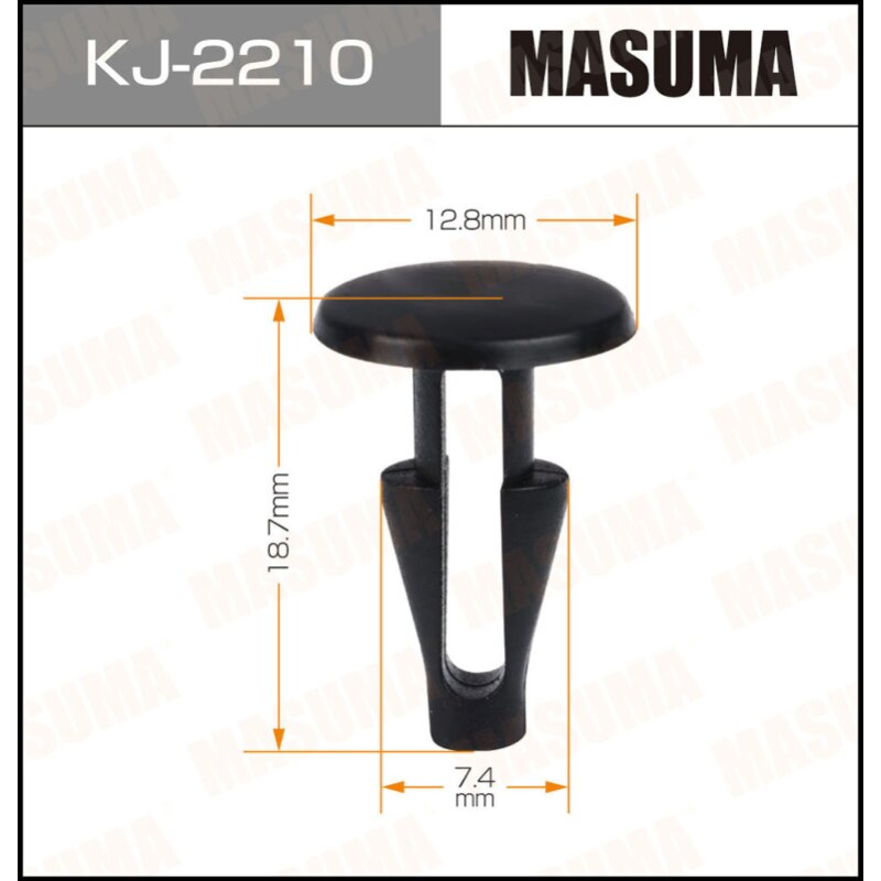 

Клипса крепежная MASUMA KJ-2210 (OEM 90467-08156