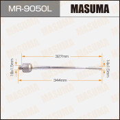 Тяга рулевая Masuma, левая, арт. MR-9050L