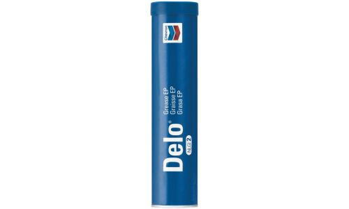 Смазка пластичная Chevron Delo® Grease EP (NLGI 2) на основе литиевого мыла, для подшипников, синяя, туба 397г