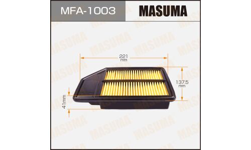 Фильтр воздушный Masuma A-880V, арт. MFA-1003