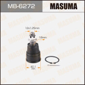 Опора шаровая Masuma, арт. MB-6272 Опора шаровая Masuma, арт. MB-6272