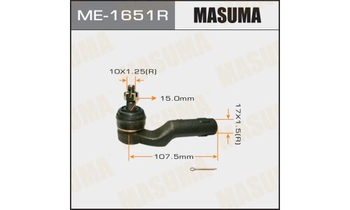 Наконечник рулевой тяги Masuma, правый, арт. ME-1651R